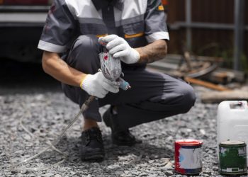 man-working-with-paint-front-view